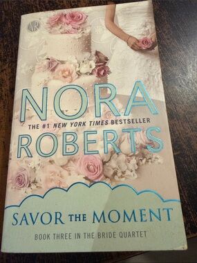 Savor the Moment Paperback Book - Pink Floral Cover